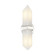 Valencia 15-in Alabaster 2 Lights Damp-Rated Wall/Vanity Light with Polished Nickel Finish (7713|WV334215PNAR)