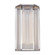 Sabre 16-in Polished Nickel/Ribbed Glass Damp-Rated Dimmable LED Wall/Vanity Light (7713|WV339216PNCR)