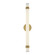 Madison 30-in Vintage Brass/Glossy Opal LED Wall/Vanity (7713|WV324230VBGO)