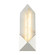 Caesar 12-in Alabaster Damp-Rated Dimmable LED Wall/Vanity Light with Polished Nickel Finish (7713|WV323112PNAR)