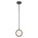Blanco 6-in Urban Bronze/Alabaster LED Pendant (7713|PD325106UBAR)