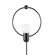 Darcy Plug-In Sconce (6939|HL638201-SBK)