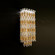 Tahitian 19in LED 3000K/3500K/4000K 120V-277V Wall Sconce in Antique Silver with Clear Optic Crystal (168|S8118-48O)