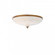 Roma 20in LED 3000K/3500K/4000K 120V-277V Flush Mount in Aged Brass with Clear Optic Crystal (168|S6020-700O)