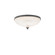 Roma 16in LED 3000K/3500K/4000K 120V-277V Flush Mount in Aged Brass with Clear Optic Crystal (168|S6016-700O)