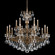 Milano 15 Light 120V Chandelier in Heirloom Gold with Clear Crystals from Swarovski (168|5685-22S)