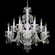 Sterling 12 Light 120V Chandelier in Polished Silver with Clear Heritage Handcut Crystal (168|3601-40H)
