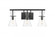 Colden - 3 Light - 24 inch - Matte Black - Bath Vanity Light (3442|354-3W-BK-CL)