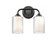 Fairbank - 2 Light - 12 inch - Matte Black - Bath Vanity Light (3442|342-2W-BK-CLW-LED)