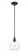 Concord - 1 Light - 8 inch - Matte Black - Mini Pendant (3442|341-1S-BK-G122-8)