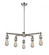 Bare Bulb 6 Light Chandelier (3442|207NH-6CR-PN)
