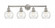 Athens - 4 Light - 33 inch - Brushed Satin Nickel - Bath Vanity Light (3442|616-4W-SN-G124-6)