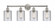 Cobbleskill - 4 Light - 32 inch - Brushed Satin Nickel - Bath Vanity Light (3442|616-4W-SN-G112)