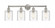 Cobbleskill - 4 Light - 32 inch - Brushed Satin Nickel - Bath Vanity Light (3442|616-4W-SN-G1113)
