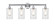 Clymer - 4 Light - 31 inch - Polished Chrome - Bath Vanity Light (3442|616-4W-PC-G802)