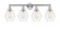 Cindyrella - 4 Light - 33 inch - Polished Chrome - Bath Vanity Light (3442|616-4W-PC-G652-6)