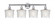 Niagara - 4 Light - 34 inch - Polished Chrome - Bath Vanity Light (3442|616-4W-PC-G402)