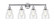 Ellery - 4 Light - 32 inch - Polished Chrome - Bath Vanity Light (3442|616-4W-PC-G394)