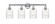 Hadley - 4 Light - 32 inch - Polished Chrome - Bath Vanity Light (3442|616-4W-PC-G342)