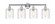 Cobbleskill - 4 Light - 32 inch - Polished Chrome - Bath Vanity Light (3442|616-4W-PC-G1113)