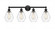 Cindyrella - 4 Light - 33 inch - Matte Black - Bath Vanity Light (3442|616-4W-BK-G652-6)