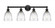 Brookfield - 4 Light - 33 inch - Matte Black - Bath Vanity Light (3442|616-4W-BK-G442)