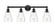 Ellery - 4 Light - 32 inch - Matte Black - Bath Vanity Light (3442|616-4W-BK-G394)