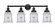 Canton - 4 Light - 33 inch - Matte Black - Bath Vanity Light (3442|616-4W-BK-G182)