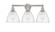 Bristol - 3 Light - 26 inch - Brushed Satin Nickel - Bath Vanity Light (3442|616-3W-SN-GBD-754)