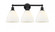 Bristol - 3 Light - 26 inch - Matte Black - Bath Vanity Light (3442|616-3W-BK-GBD-751)