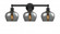 Fenton - 3 Light - 25 inch - Matte Black - Bath Vanity Light (3442|616-3W-BK-G93)