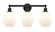 Cindyrella - 3 Light - 24 inch - Matte Black - Bath Vanity Light (3442|616-3W-BK-G651-6)