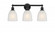 Brookfield - 3 Light - 24 inch - Matte Black - Bath Vanity Light (3442|616-3W-BK-G441)