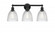 Castile - 3 Light - 24 inch - Matte Black - Bath Vanity Light (3442|616-3W-BK-G382)