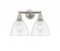 Bristol - 2 Light - 17 inch - Brushed Satin Nickel - Bath Vanity Light (3442|616-2W-SN-GBD-752)