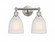 Brookfield - 2 Light - 15 inch - Brushed Satin Nickel - Bath Vanity Light (3442|616-2W-SN-G441)