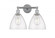 Bristol - 2 Light - 17 inch - Polished Chrome - Bath Vanity Light (3442|616-2W-PC-GBD-754)