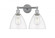 Bristol - 2 Light - 17 inch - Polished Chrome - Bath Vanity Light (3442|616-2W-PC-GBD-752)