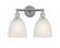 Castile - 2 Light - 15 inch - Polished Chrome - Bath Vanity Light (3442|616-2W-PC-G381)