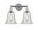 Hanover - 2 Light - 15 inch - Polished Chrome - Bath Vanity Light (3442|616-2W-PC-G2812)