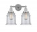 Canton - 2 Light - 15 inch - Polished Chrome - Bath Vanity Light (3442|616-2W-PC-G184)