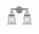 Canton - 2 Light - 14 inch - Polished Chrome - Bath Vanity Light (3442|616-2W-PC-G182S)