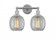 Belfast - 2 Light - 15 inch - Polished Chrome - Bath Vanity Light (3442|616-2W-PC-G105)