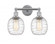 Belfast - 2 Light - 15 inch - Polished Chrome - Bath Vanity Light (3442|616-2W-PC-G1013)