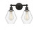 Cindyrella - 2 Light - 15 inch - Oil Rubbed Bronze - Bath Vanity Light (3442|616-2W-OB-G652-6)