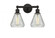 Conesus - 2 Light - 15 inch - Oil Rubbed Bronze - Bath Vanity Light (3442|616-2W-OB-G275)