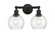 Athens - 2 Light - 15 inch - Oil Rubbed Bronze - Bath Vanity Light (3442|616-2W-OB-G124-6)