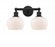 Fenton - 2 Light - 16 inch - Matte Black - Bath Vanity Light (3442|616-2W-BK-G91)