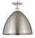 Bristol - 1 Light - 16 inch - Brushed Satin Nickel - Semi-Flush Mount (3442|616-1F-SN-MBD-16-SN)
