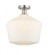 Cindyrella - 1 Light - 12 inch - Brushed Satin Nickel - Semi-Flush Mount (3442|616-1F-SN-G651-12)